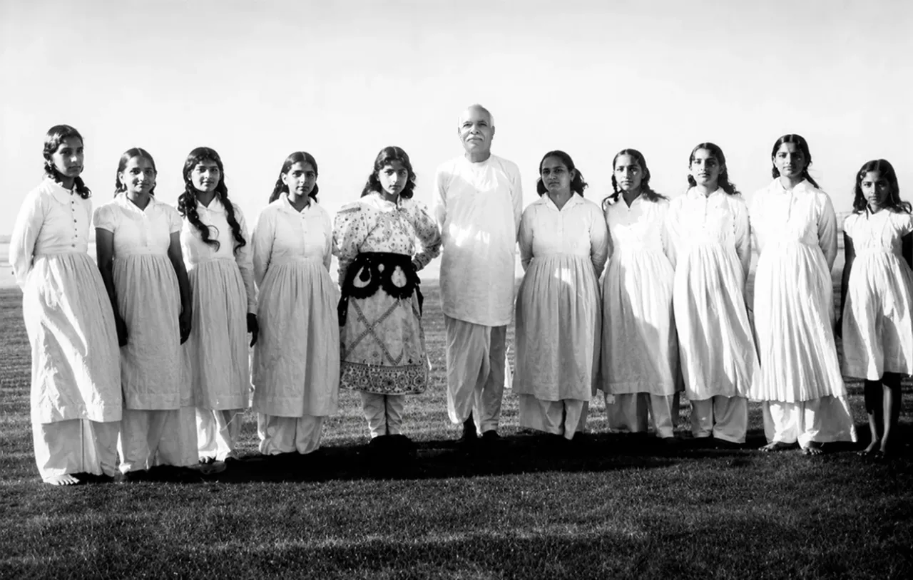 A moment from the journey of the Brahma Kumaris
