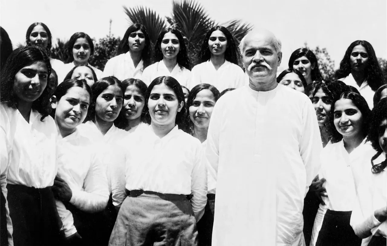 A moment from the journey of the Brahma Kumaris