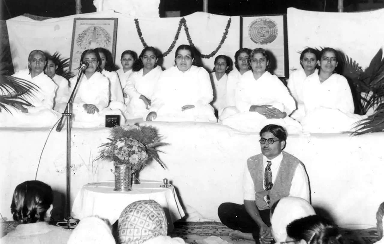 A moment from the journey of the Brahma Kumaris