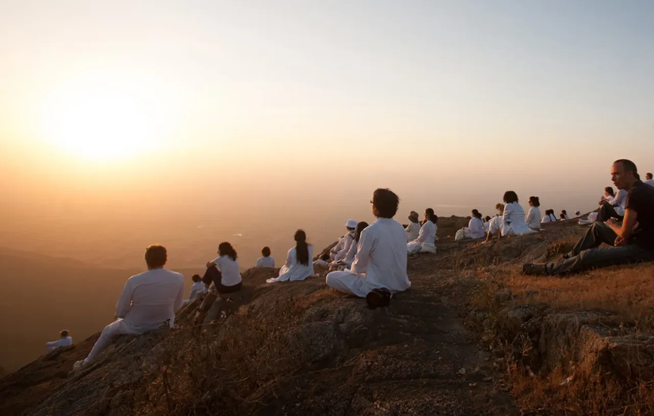 A moment from the journey of the Brahma Kumaris
