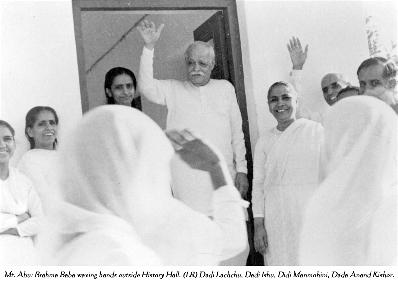 Didi Manmohini with Brahma Baba