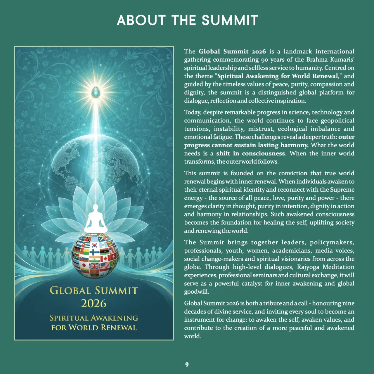 Global Summit 2026 booklet page