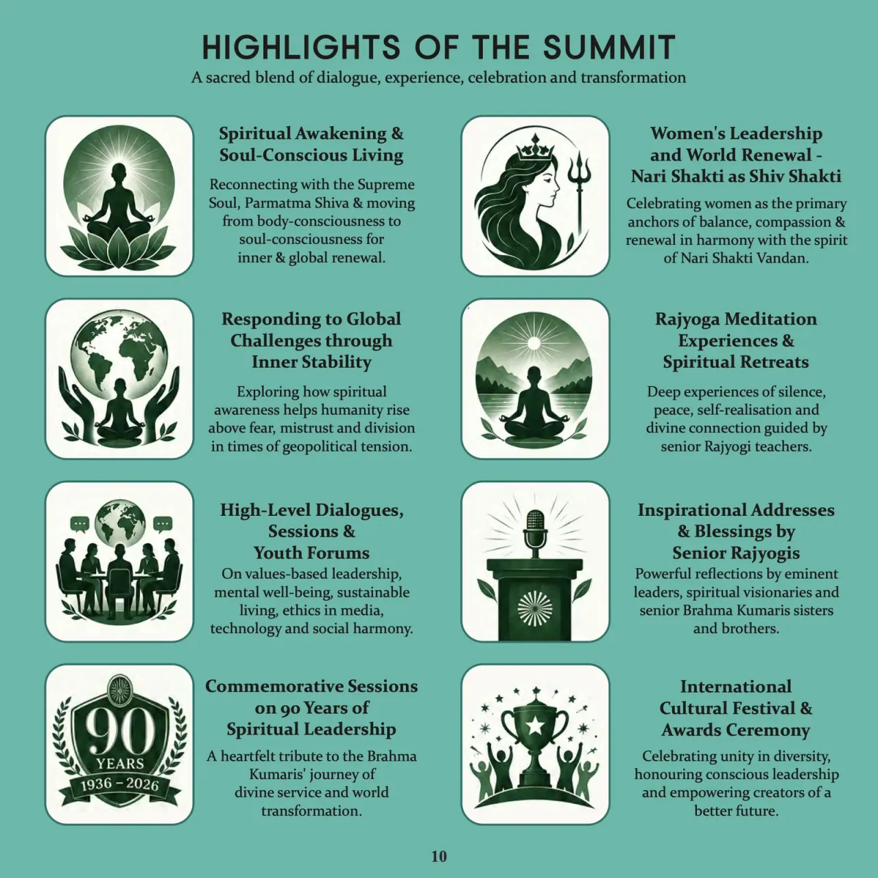 Global Summit 2026 booklet page