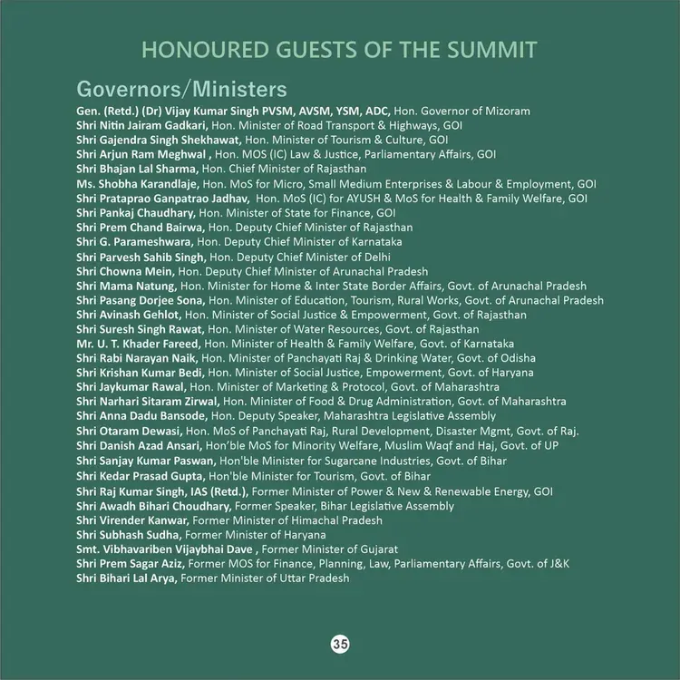 Global Summit 2026 booklet page