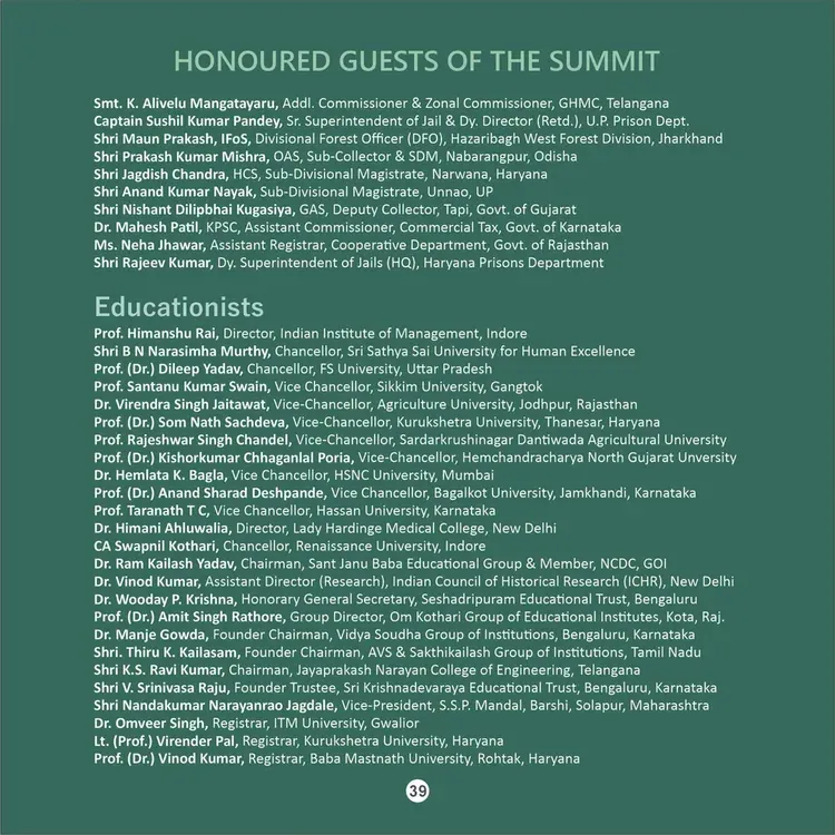 Global Summit 2026 booklet page