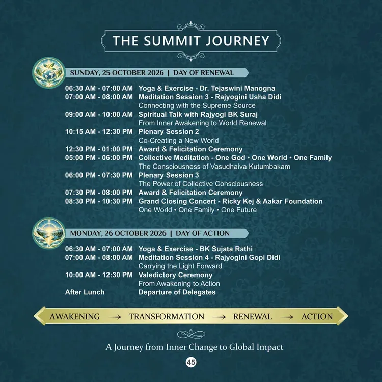 Global Summit 2026 booklet page