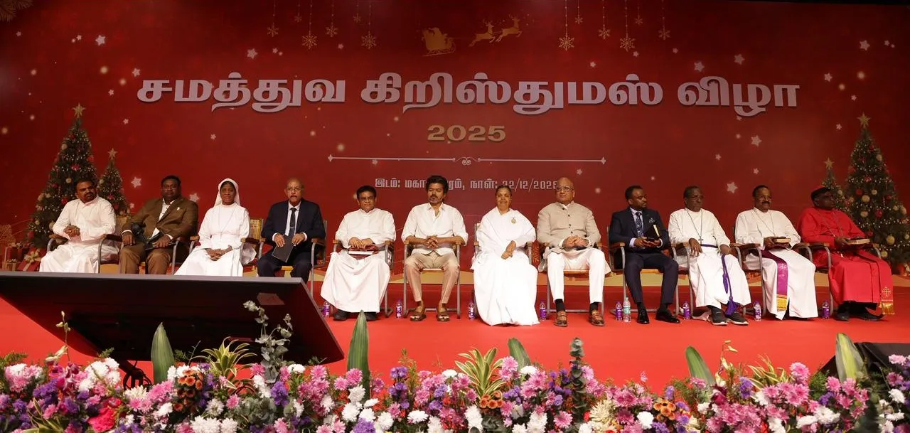 Chennai: Interfaith Christmas Celebration Highlighted by Mr. Vijay’s Values-Driven Leadership