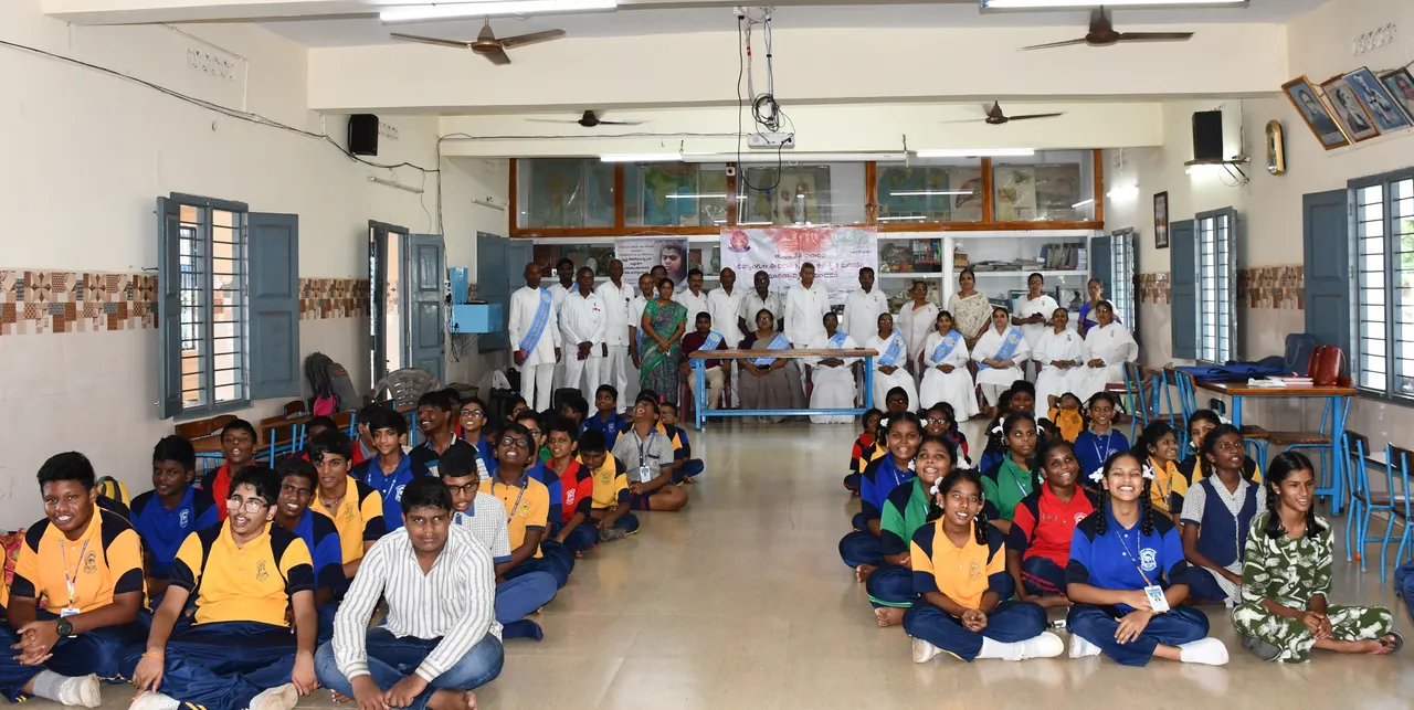 Divyangjan Seva Campaign Concludes in Vijayawada, Reaching 1,000 Divyang Students Divyangjan Seva Campaign Concludes in Vijayawada, Reaching 1,000 Divyang Students