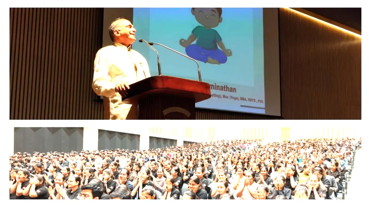 Stress to Serenity: Rajkot Youth Embrace Positive Change through Spiritual Wisdom