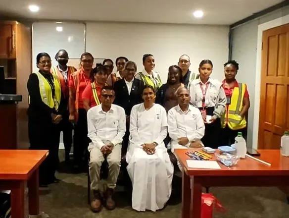 Special Rajyoga Meditation Sessions Conducted by Brahma Kumaris Georgetown in Collaboration with Trans Guyana Airways