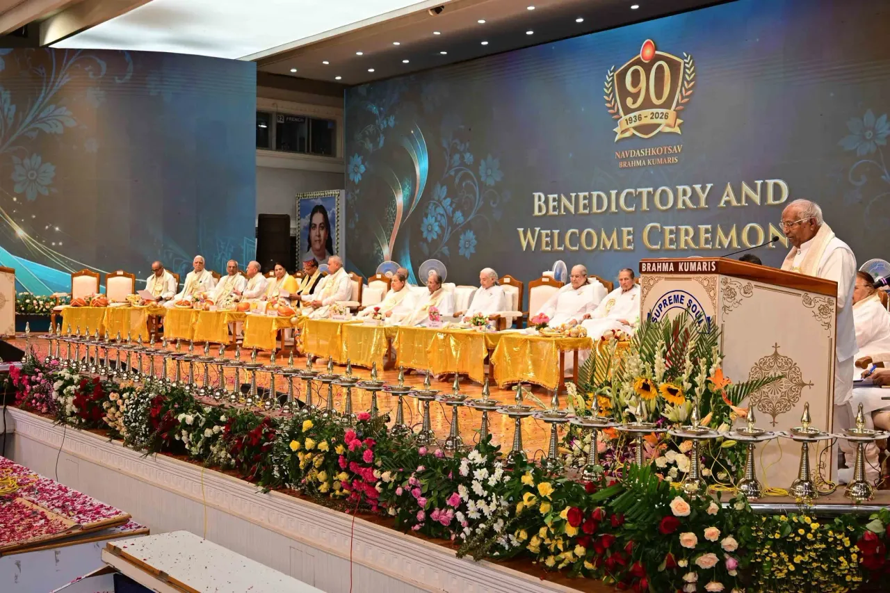 Grand Inauguration of Global Summit 2026 – Spiritual Awakening for World Renewal, Celebrating Navdashak Utsav – 90 Years of Spiritual Leadership at Brahma Kumaris
