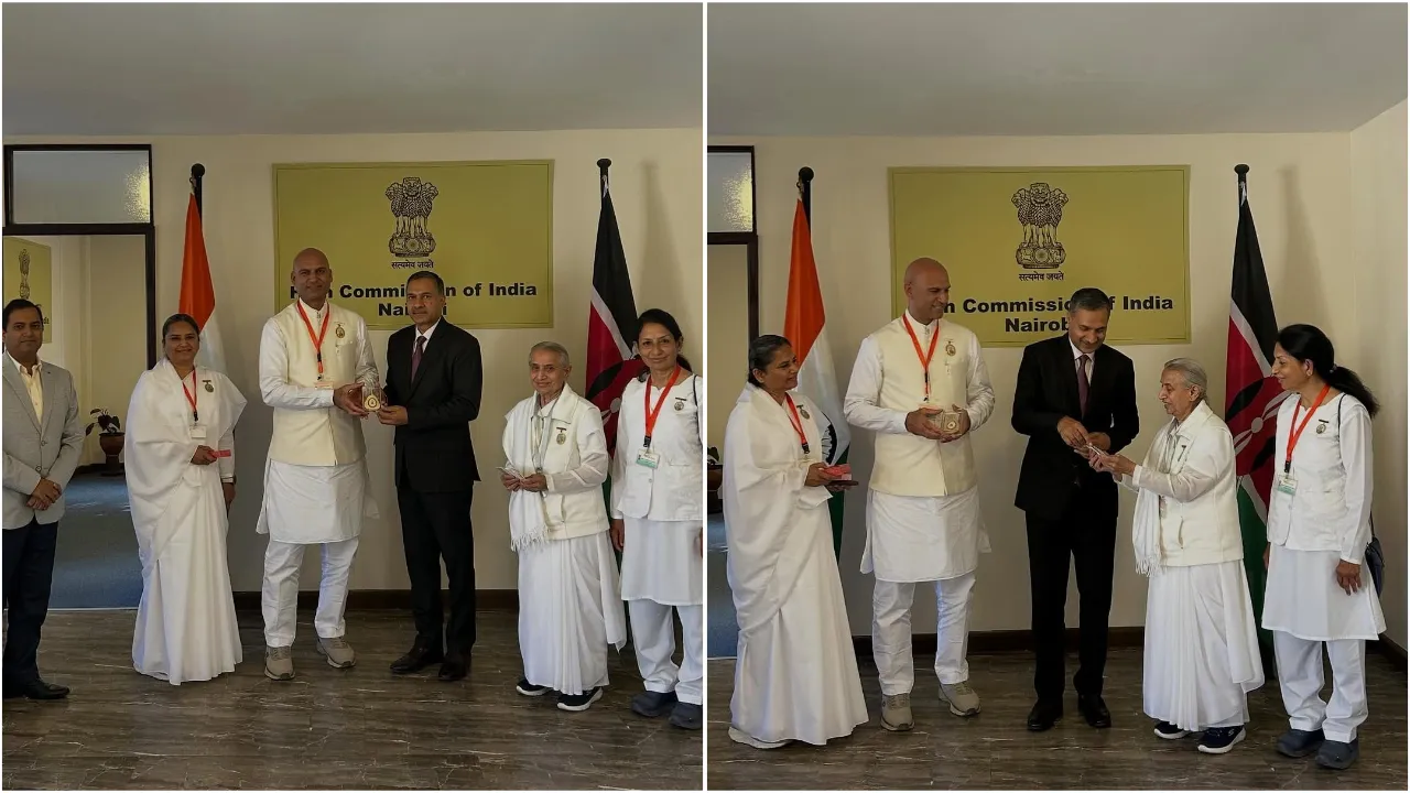 Nairobi: High Commissioner Dr. Adarsh Swaika Meets Brahma Kumaris Delegation