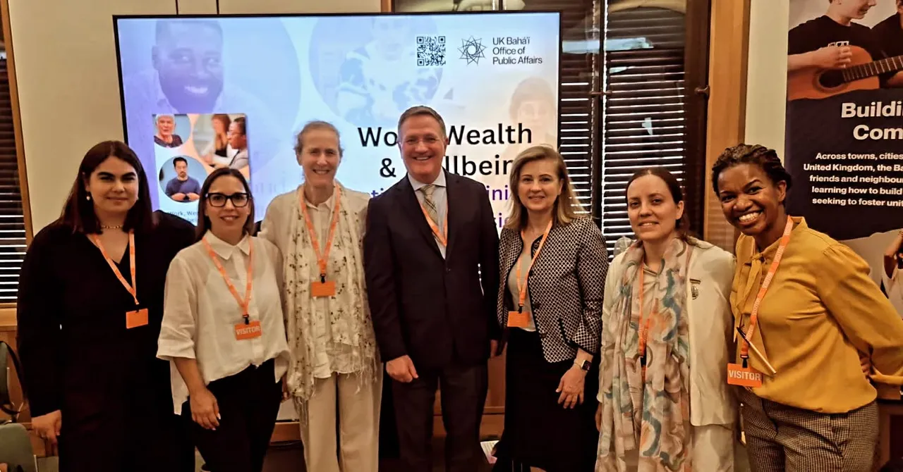 London – Brahma Kumaris Representatives Attend Launch of “Work, Wealth and Wellbeing” at the House of Commons
