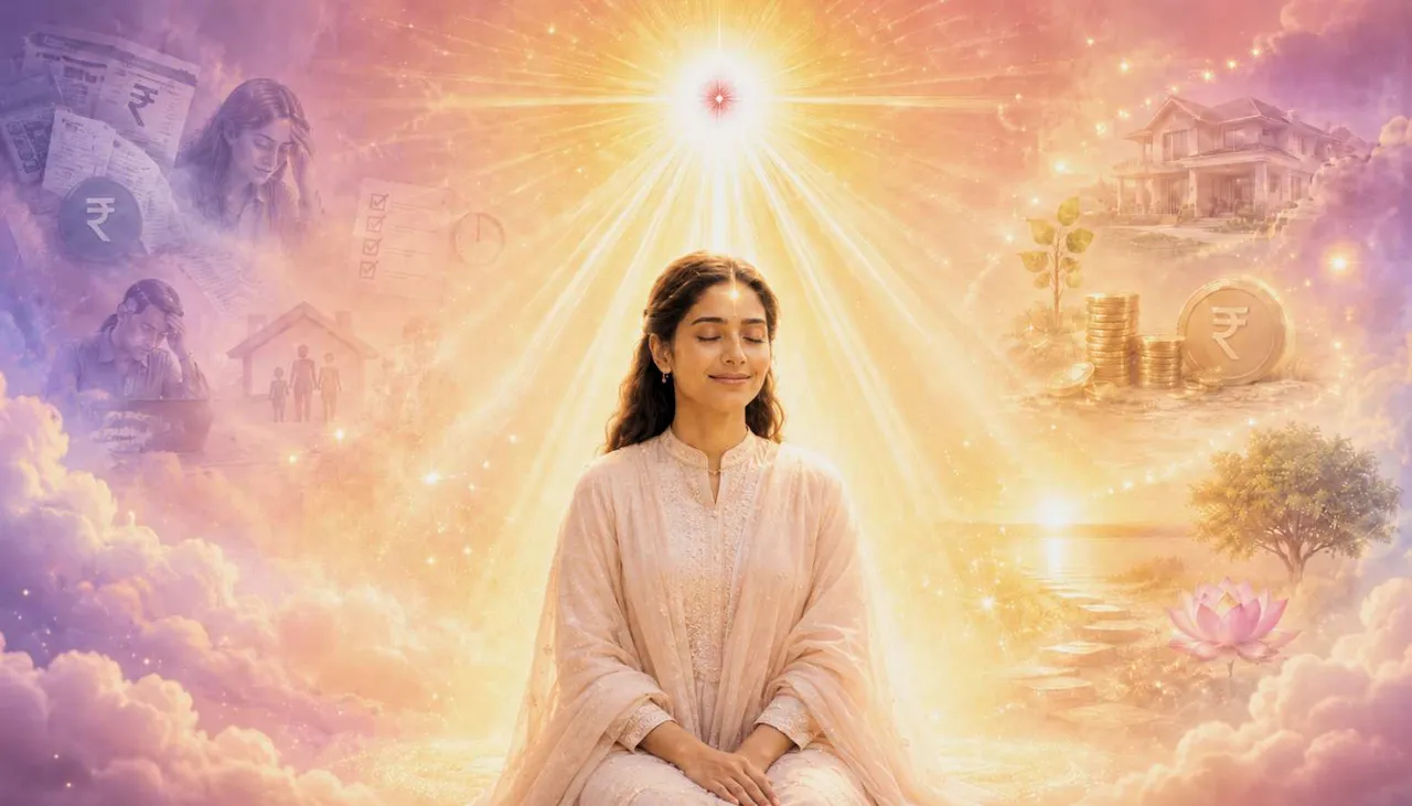 Meditation to lighten Financial Stress