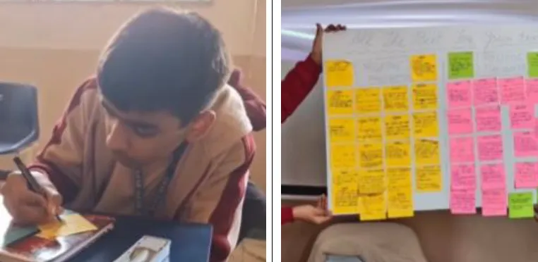 Fear to Power Wall Activity Helps Students Transform Exam Fears at Bawa Lalvani Public School, Kapurthala Fear to Power Wall Activity Helps Students Transform Exam Fears at Bawa Lalvani Public School, Kapurthala