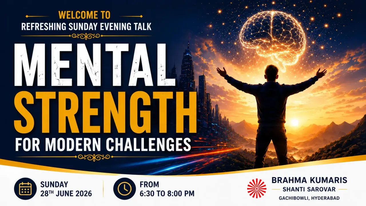 Special Sunday Talk Focuses on Mental Strength, Emotional Balance and Inner Stability in Hyderabad