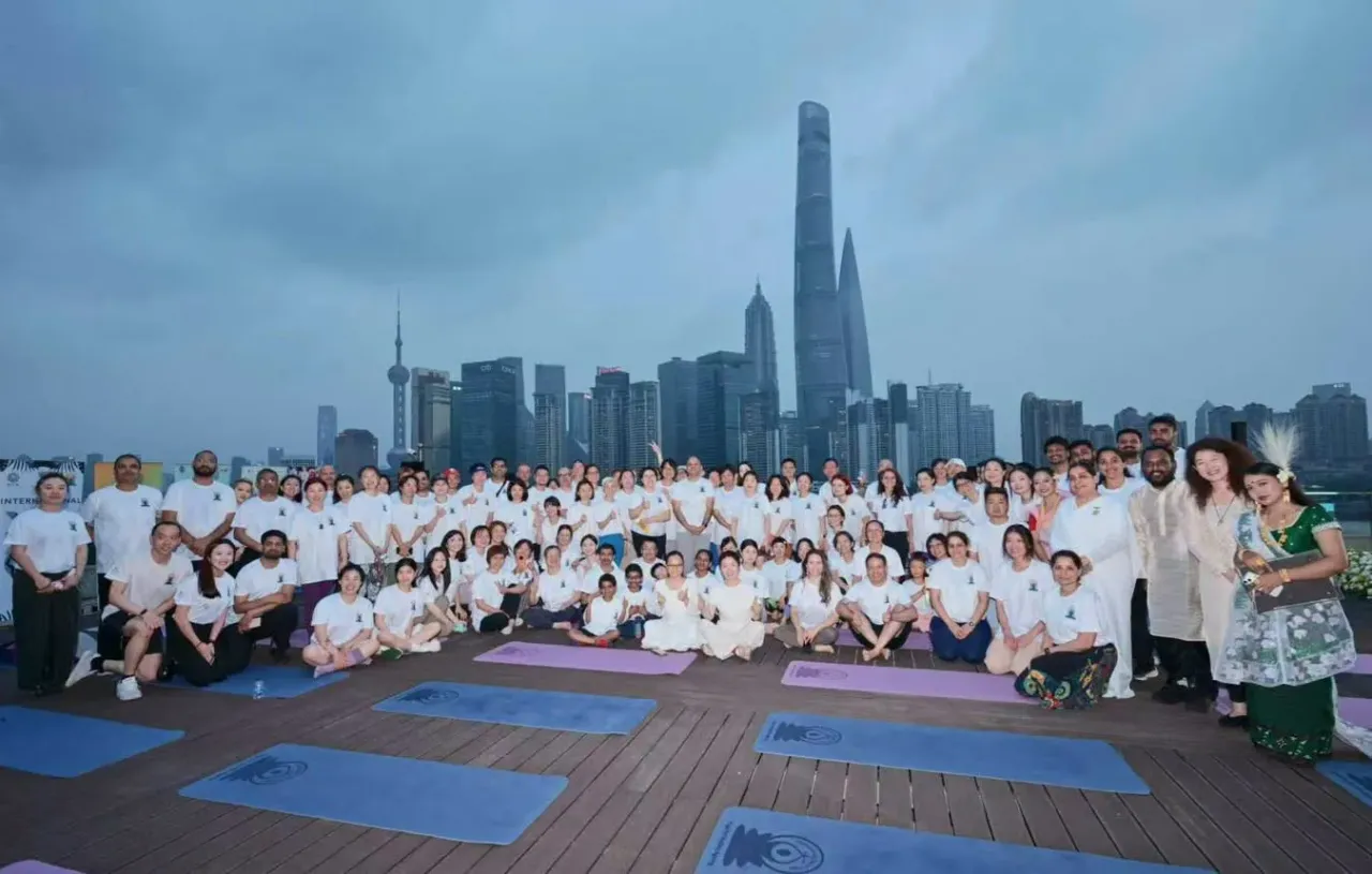 12th International Yoga Day Celebrations Across Alakh World Circle and Shanghai