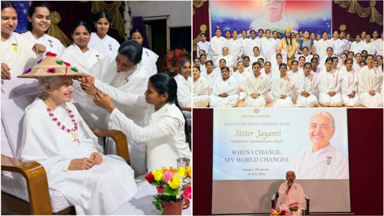 Respected Sister Jayanti's Inspiring Visit to Myanmar Respected Sister Jayanti's Inspiring Visit to Myanmar