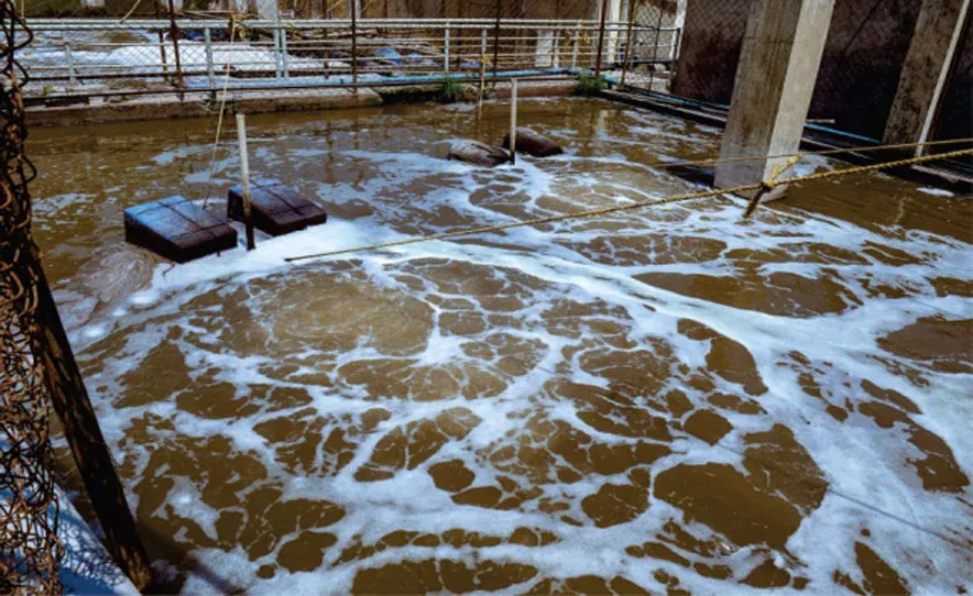 The raw sewage as obtained for the treatment undergoes physio-chemical & biological treatments
