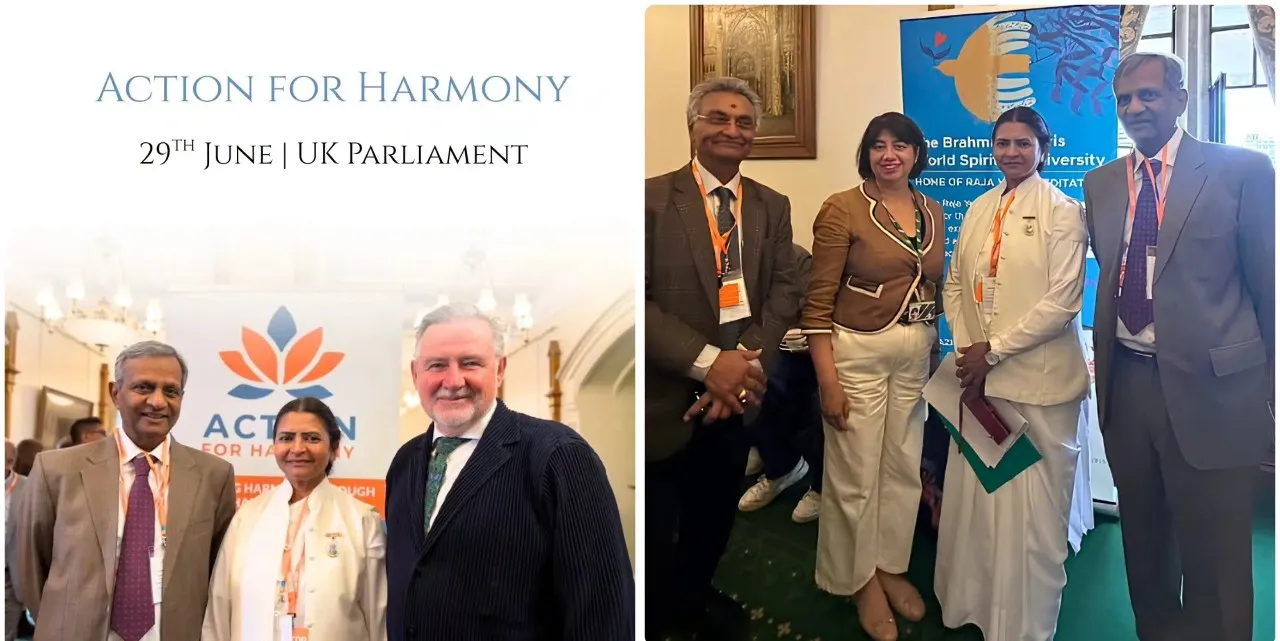 Brahma Kumaris UK Participates in Action for Harmony Event at the House of Lords