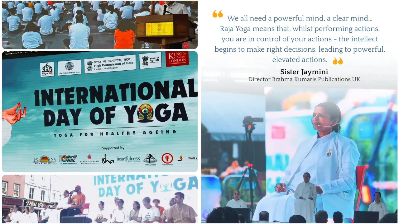 Brahma Kumaris Participates in UN International Day of Yoga Celebration in Central London