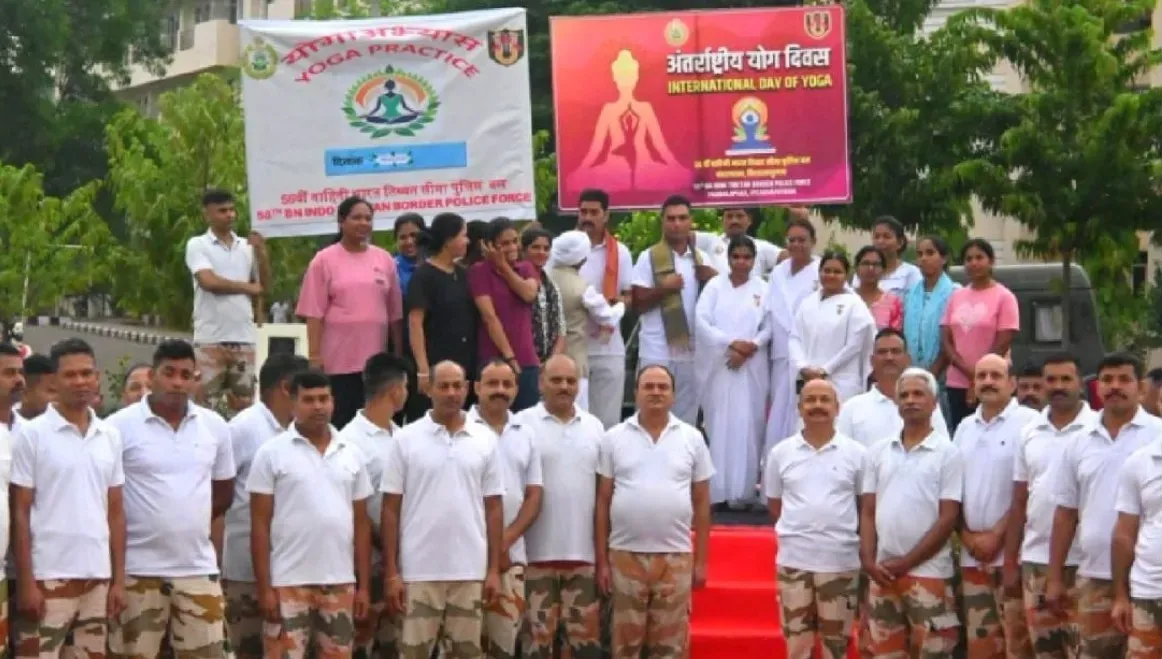 ITBP 56 Battalion, Visakhapatnam Organizes Yoga Session in Association with Brahma Kumaris on International Yoga Day ITBP 56 Battalion, Visakhapatnam Organizes Yoga Session in Association with Brahma Kumaris on International Yoga Day