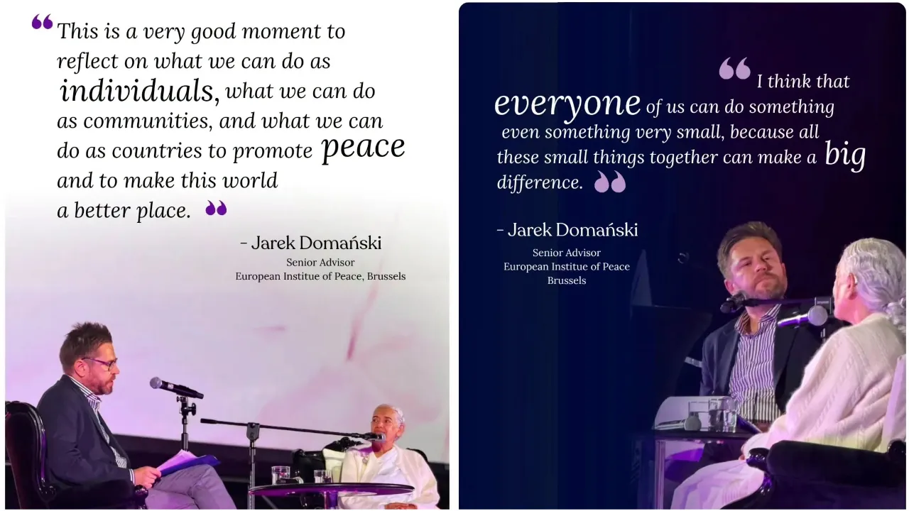 Reflecting on the Foundations of Peace with Jarek Domański of the European Institute of Peace Reflecting on the Foundations of Peace with Jarek Domański of the European Institute of Peace