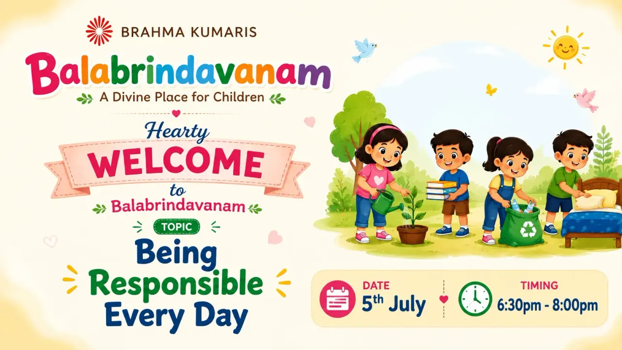 Balabrindavan Session to Inspire Children to Build Responsibility Through Everyday Actions in Hyderabad