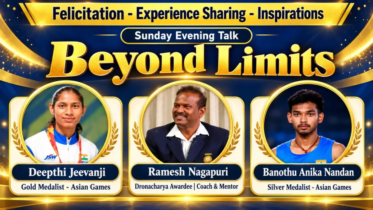 Felicitation and Experience Sharing - winnners at 2026 Asian Para Games