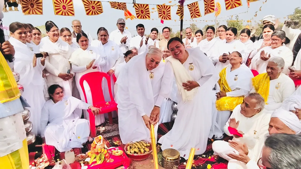 ब्रह्माकुमारीज़ ब्लेसिंग हाउस भोपाल के अंतर्गत आध्यात्मिक संग्रहालय एवं डिवाइन विज़्डम पार्क का भव्य भूमि पूजन सम्पन्न ब्रह्माकुमारीज़ ब्लेसिंग हाउस भोपाल के अंतर्गत आध्यात्मिक संग्रहालय एवं डिवाइन विज़्डम पार्क का भव्य भूमि पूजन सम्पन्न