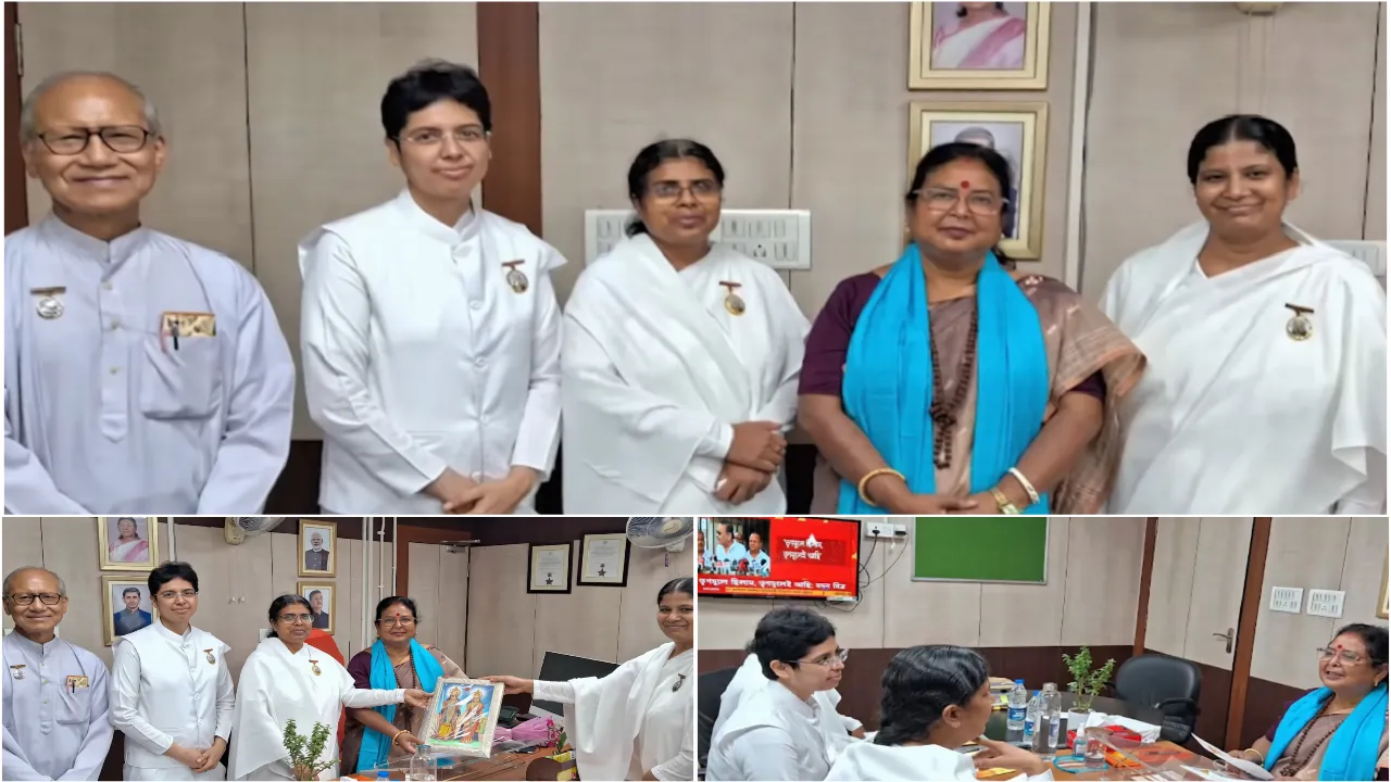 समाज कल्याण की दिशा में ब्रह्माकुमारीज़ की सेवाओं को पश्चिम बंगाल की मंत्री श्रीमती मालती राव रॉय ने सराहा समाज कल्याण की दिशा में ब्रह्माकुमारीज़ की सेवाओं को पश्चिम बंगाल की मंत्री श्रीमती मालती राव रॉय ने सराहा