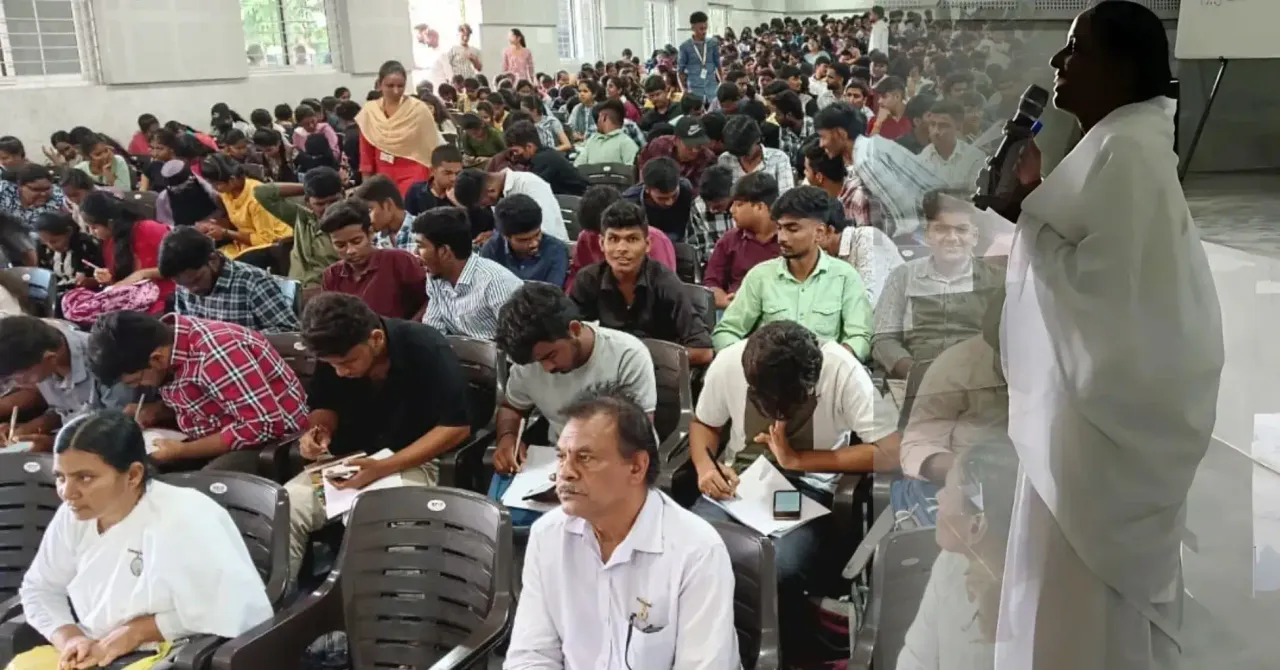 Personality Development Session for B.Tech Freshers during Induction Program at Narsampet