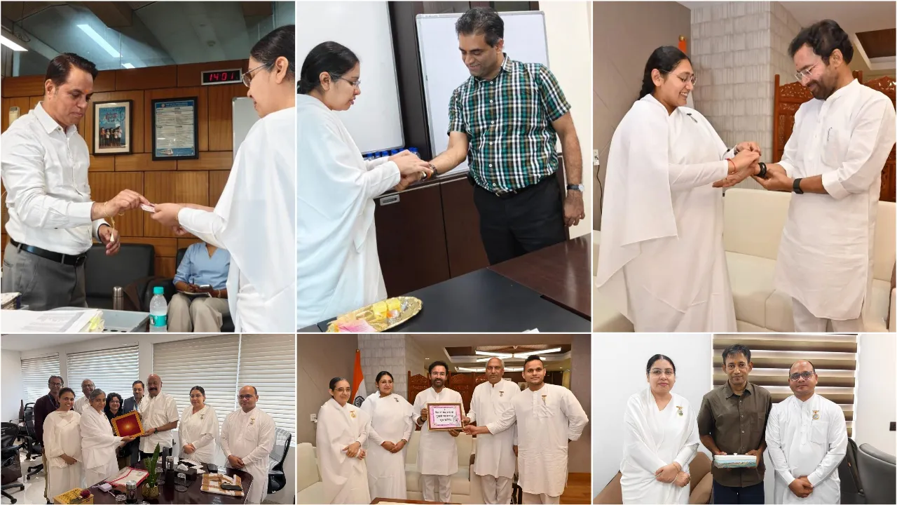ORC - Om Shanti Retreat Centre, Gurugram Celebrates Raksha Bandhan with Eminent Dignitaries ORC - Om Shanti Retreat Centre, Gurugram Celebrates Raksha Bandhan with Eminent Dignitaries