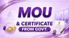 MOU & Certificate from Govt