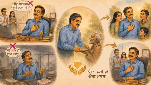 कर्मों पर ध्यान दें