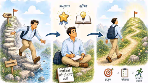 असफलताओं को सहजता से स्वीकारें