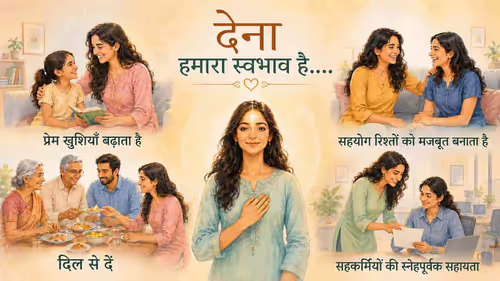 अपने रिश्तों में देने वाले बनें