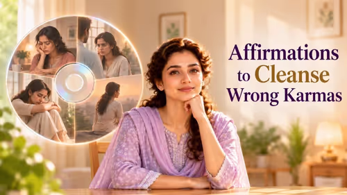 6 Affirmations to Cleanse Wrong Karmas and Find Inner Peace 6 Affirmations to Cleanse Wrong Karmas and Find Inner Peace