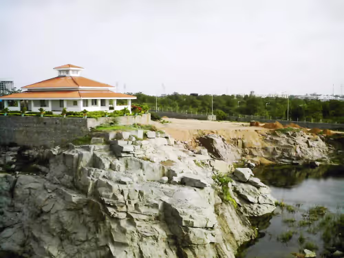 Meditation room at cliff