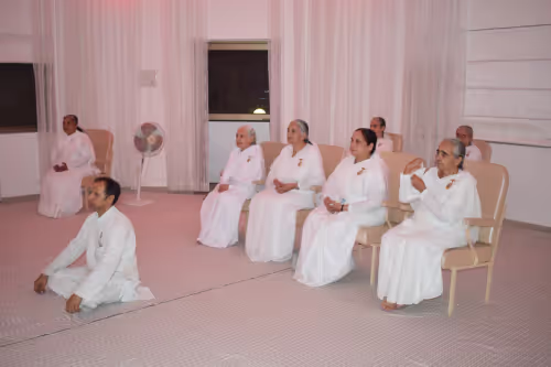 SRC JAYANTI DIDI IN TAPASYA DHAAM AT SRC