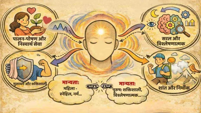 स्त्री-पुरुष की भूमिकाएँ निभाने के लिए आत्मिक गुणों का सुंदर संतुलन