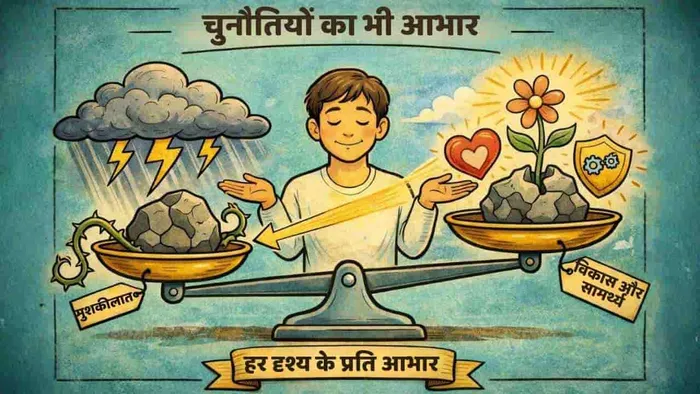 चुनौतियों के प्रति आभारी रहें