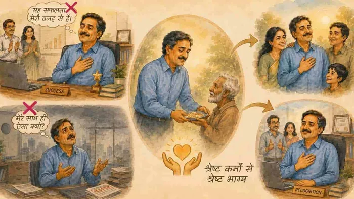 कर्मों पर ध्यान दें