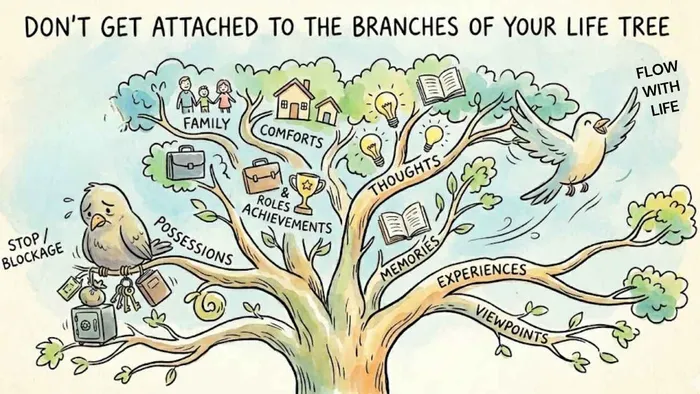 Don’t Get Attached To The Branches Of Your Life Tree
