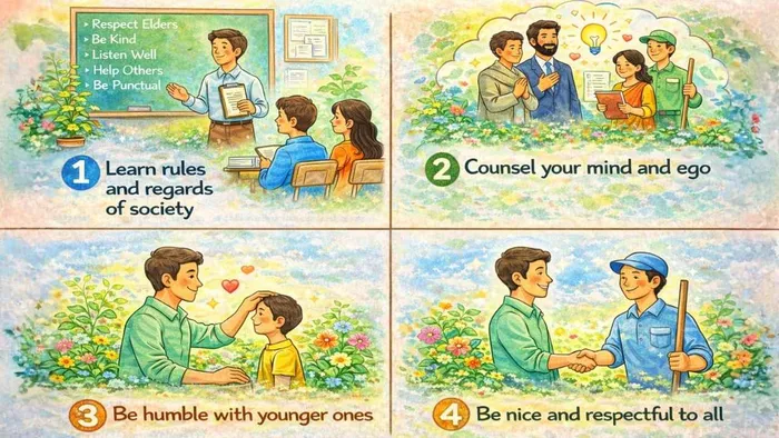 Be Humble And Give Regard To Everyone
