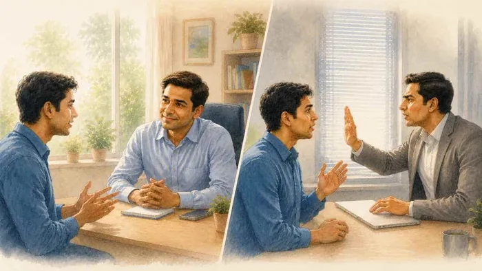 धैर्यता पूर्वक सुनें, निर्णय न करें