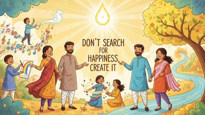 Don’t Search For Happiness, Create It