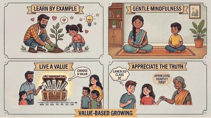 Encourage And Appreciate Children For Using Values
