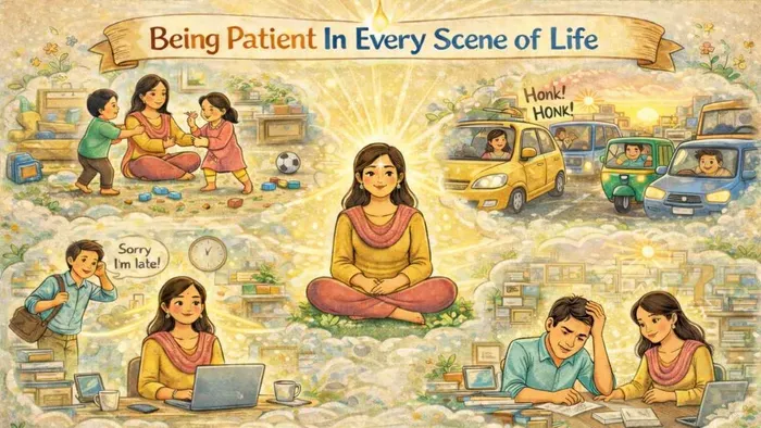 Being Patient In Every Scene Of Life