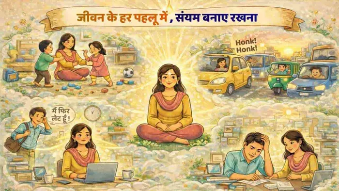 जीवन के हर दृश्य में धैर्य रखना
